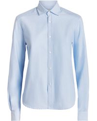 With Nothing Underneath - Cotton Oxford Classic Shirt - Lyst