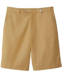 Burberry - Cotton Chino Shorts - Lyst