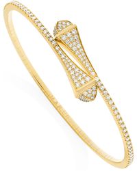 Marli New York - Midi And Diamond Cleo Slip-On Bracelet - Lyst