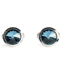 Giorgio Armani - Sterling Embellished Cufflinks - Lyst
