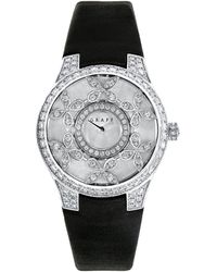 Graff - Platinum And Diamond Classic Butterfly Watch 28mm - Lyst