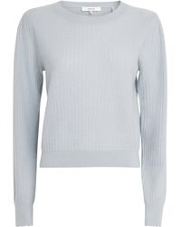 FRAME - Cashmere Pointelle Sweater - Lyst