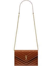 Saint Laurent - Small Cassandre Envelope Shoulder Bag - Lyst