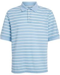 Manors - Piqué Stripe Goat Polo Shirt - Lyst