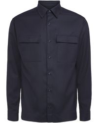 Paul & Shark - Virgin Wool Overshirt - Lyst
