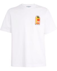 Casablanca - Cotton Arch-logo T-shirt - Lyst
