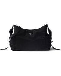 Prada - Re-Nylon Leather-Trim Explore Messenger Bag - Lyst