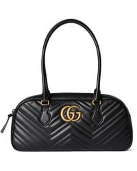 Gucci - Medium Gg Marmont Top-handle Bag - Lyst