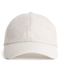 Eleventy - Linen-Blend Baseball Cap - Lyst