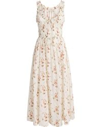 Doen - Organic Cotton Emmaretta Midi Dress - Lyst