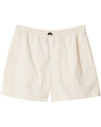 Burberry - Embroidered-ekd Shorts - Lyst