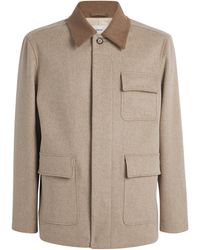 Lardini - Virgin Wool Field Jacket - Lyst