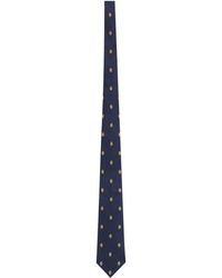 Saint Laurent - Silk Jacquard Medallion Tie - Lyst