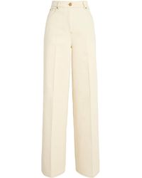Agnona - Cotton-Cashmere Straight Jeans - Lyst