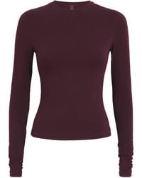 Skims - Cotton Jersey Long-Sleeve T-Shirt - Lyst
