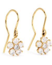 Jennifer Meyer - Large And Diamond Edith Earrings - Lyst