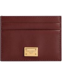 Dolce & Gabbana - Plongé Calfskin Card Holder - Lyst