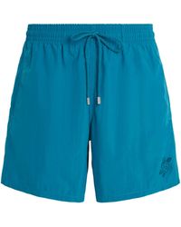 Vilebrequin - Turtle Embroidered Moorea Swim Shorts - Lyst