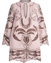 Lug Von Siga - Linen Printed Tess Tunic Top - Lyst