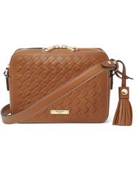 Aspinal of London - Leather Slot Weave Camera Bag - Lyst