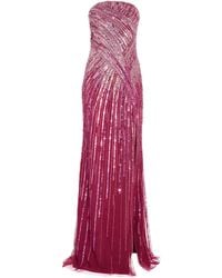 Pamella Roland - Sequin-embellished Ombré Gown - Lyst