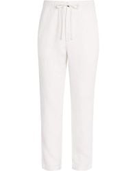 Citizens of Humanity - Linen Drawstring Straight Trousers - Lyst