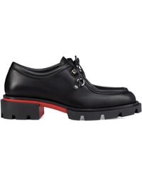 Christian Louboutin - Our Pabelito Leather Derby Shoes - Lyst