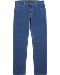 Giorgio Armani - Stretch-Cotton Straight Jeans - Lyst