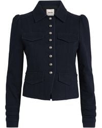 ME+EM - Organic Cotton Twill Cropped Jacket - Lyst