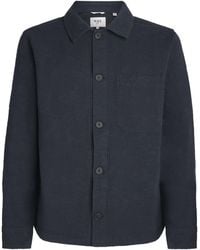 Wax London - Cotton Jacquard Rockley Overshirt - Lyst