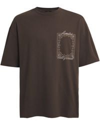 Amiri - Cotton Quad Bandana T-Shirt - Lyst
