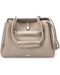 Loewe - Medium Grained Leather Madrid Shoulder Bag - Lyst