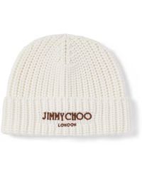 Jimmy Choo - Yuki Virgin Wool Beanie - Lyst