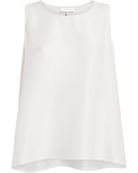 Eskandar - Silk Plissé A-Line Shell Top - Lyst