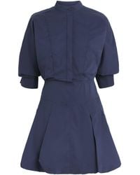 Jonathan Simkhai - Poplin Bubble-Hem Effie Mini Dress - Lyst