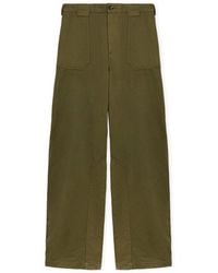Loewe - X Paula's Ibiza Cotton Straight Trousers - Lyst