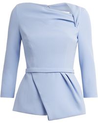 Safiyaa - Crepe Long-Sleeve Faye Blouse - Lyst