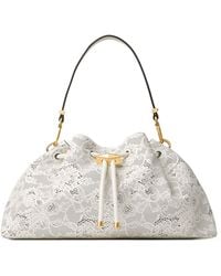 Jimmy Choo - Medium Cinch Leather Shoulder Bag - Lyst