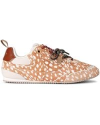 Kurt Geiger - Leather Slim Runner Sneakers - Lyst