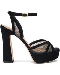 Malone Souliers - Mesh Sylvie Platform Sandals 125 - Lyst