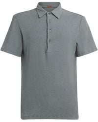 Barena - Cotton-Linen-Blend Polo Shirt - Lyst