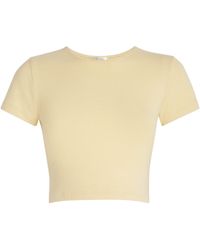 Leset - Cropped Lauren T-Shirt - Lyst