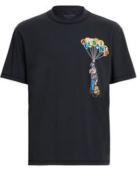 AllSaints - Lofty Balloon Graphic-logo Print Organic-cotton T-shirt - Lyst