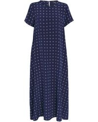 Weekend by Maxmara - Silk Printed Maxi Dress - Lyst