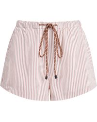 Citizens of Humanity - Stripe Este Drawstring Shorts - Lyst
