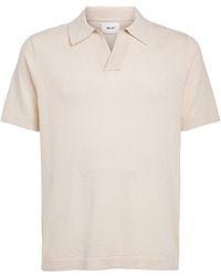 NN07 - Cotton-Linen Ryan Polo Shirt - Lyst