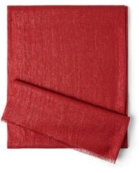 Brunello Cucinelli - Cashmere-Silk-Blend Scarf - Lyst