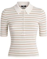 PAIGE - Stripe Summit Polo Shirt - Lyst