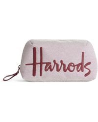 Harrods - Small Logo Cosmetics Bag - Lyst