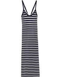 Chinti & Parker - Cotton-linen Striped Breton Dress - Lyst